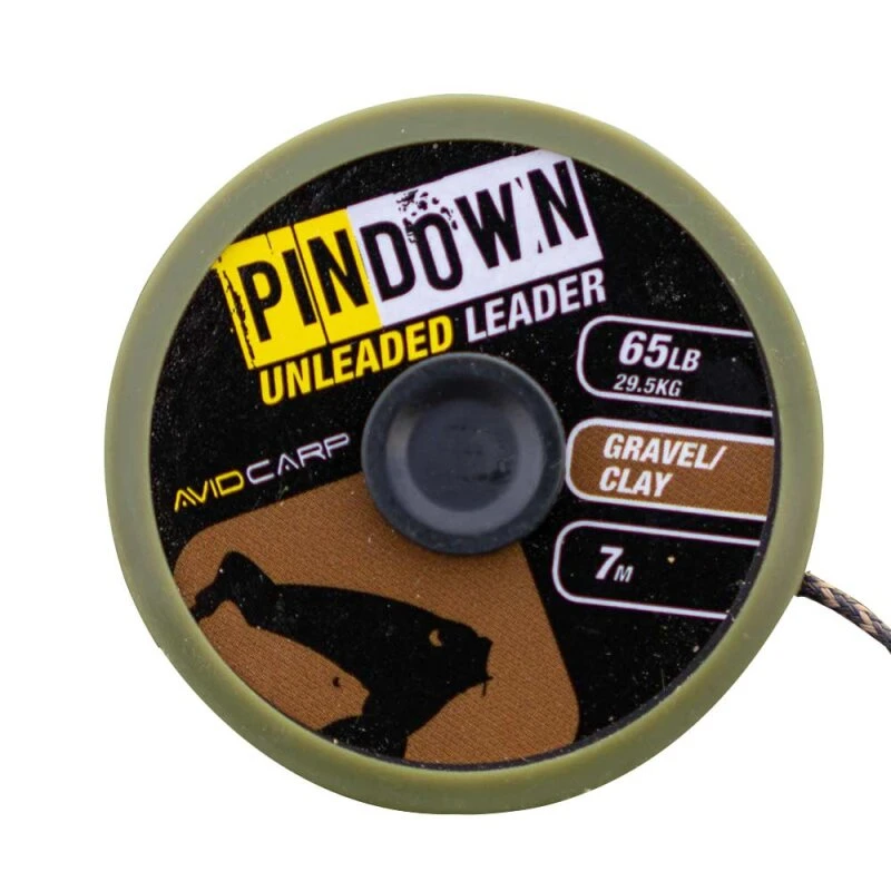 Avid Carp - Pin Down Unleaded Leader 65lb Gravel/Clay 7m 3 Avid Carp - Pin Down Unleaded Leader 65lb Gravel/Clay 7m