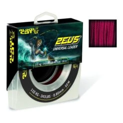 Black Cat - Ø 0,60mm Zeus Universal Leader Rot 70m - 85kg