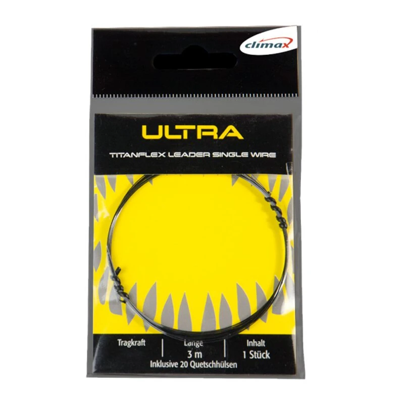 Climax - Ultra Titanflex Leader Singlewire 3 Climax - Ultra Titanflex Leader Singlewire