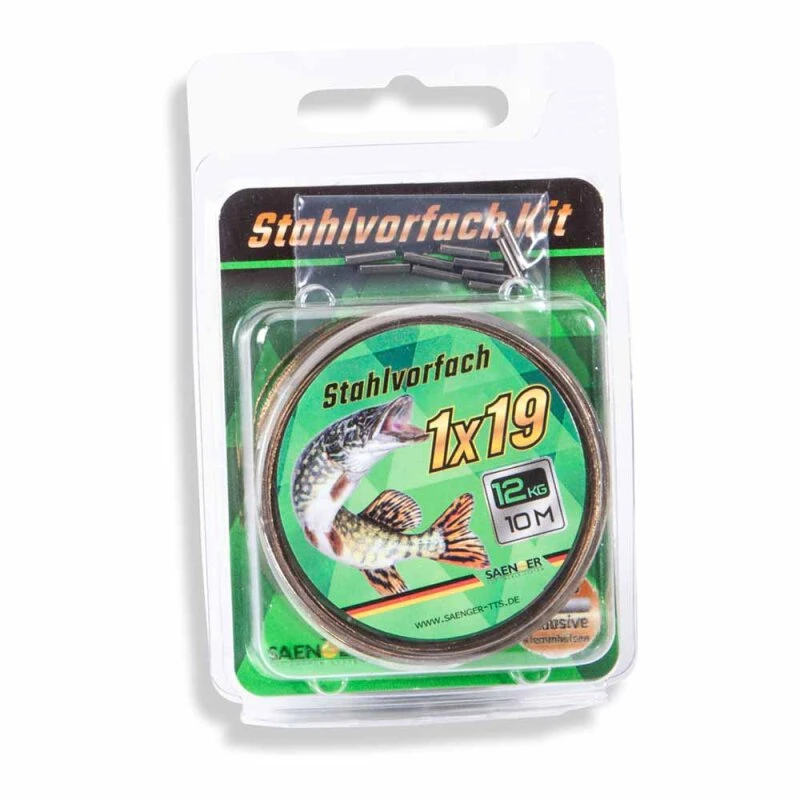 Sänger - 1x19 Stahlvorfach Kit 10m 3 Sänger - 1x19 Stahlvorfach Kit 10m